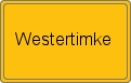 Ortsschild von Westertimke