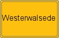 Ortsschild von Westerwalsede