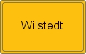 Ortsschild von Wilstedt