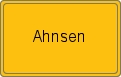 Ortsschild von Ahnsen