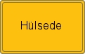 Ortsschild von Hülsede