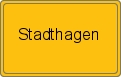 Ortsschild von Stadthagen