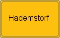 Ortsschild von Hademstorf