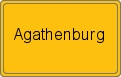 Ortsschild von Agathenburg