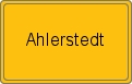 Ortsschild von Ahlerstedt