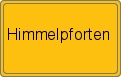 Ortsschild von Himmelpforten