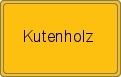 Ortsschild von Kutenholz