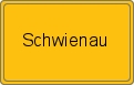 Ortsschild von Schwienau