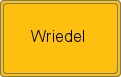 Ortsschild von Wriedel