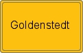 Ortsschild von Goldenstedt