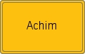 Ortsschild von Achim