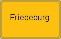 Ortsschild von Friedeburg
