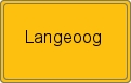 Ortsschild von Langeoog