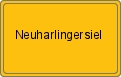 Ortsschild von Neuharlingersiel