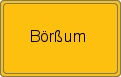 Ortsschild von Börßum