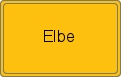 Ortsschild von Elbe