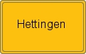 Ortsschild von Hettingen