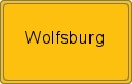 Ortsschild von Wolfsburg