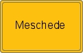 Ortsschild von Meschede