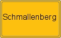 Ortsschild von Schmallenberg