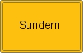 Ortsschild von Sundern