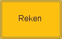 Ortsschild von Reken