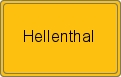 Ortsschild von Hellenthal