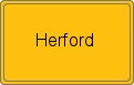 Ortsschild von Herford
