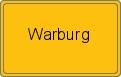 Ortsschild von Warburg