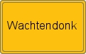 Ortsschild von Wachtendonk