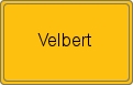 Ortsschild von Velbert
