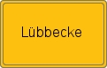 Ortsschild von Lübbecke