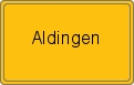 Ortsschild von Aldingen