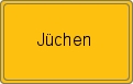 Ortsschild von Jüchen