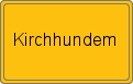 Ortsschild von Kirchhundem