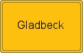 Ortsschild von Gladbeck