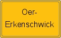 Ortsschild von Oer-Erkenschwick