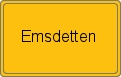 Ortsschild von Emsdetten