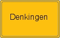 Ortsschild von Denkingen