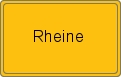 Ortsschild von Rheine
