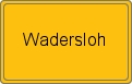 Ortsschild von Wadersloh