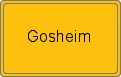 Ortsschild von Gosheim