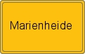 Ortsschild von Marienheide