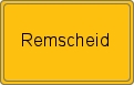 Ortsschild von Remscheid