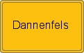 Ortsschild von Dannenfels