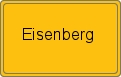Ortsschild von Eisenberg
