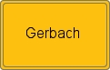 Ortsschild von Gerbach