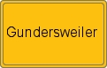 Ortsschild von Gundersweiler