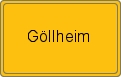 Ortsschild von Göllheim
