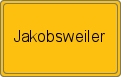 Ortsschild von Jakobsweiler